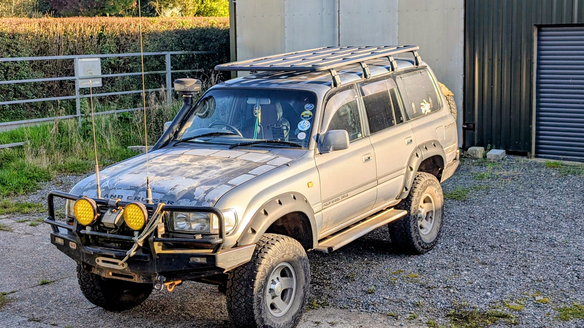 Land Cruiser 80 Series Roof Rack Aluminium Modular